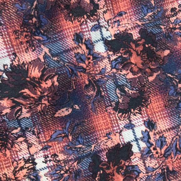 Burton Dryride Midweight Baselayer Capri Leggings Floral Plaid Sz S - Picture 10 of 16